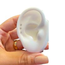 Piercing Micro Ponto Australiano Cartilagem Três Peças Prateado e Dourado