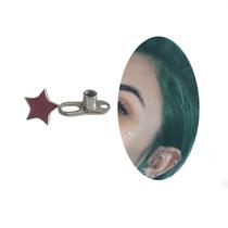 Piercing Microdermal Estrela Delicada 4 Mm Chapa Titanio
