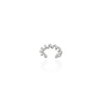 Piercing Molinha Banho Ródio Branco