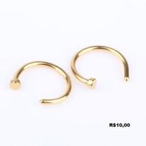 Piercing Nariz Argola Falso Fake - 2 Pretos Piercing Nariz Argola Falso Fake - 2 Pretos