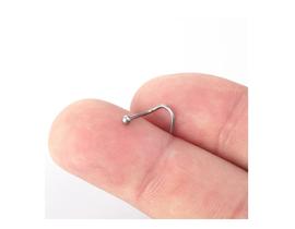 Piercing Nariz Nostril Chapa Bolinha Aço Cirúrgico Piercing Nariz Nostril Chapa Bolinha Aço Cirúrgico