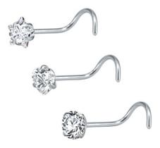 Piercing Nariz Nostril Estrela Pedra Zirconia 3mm Pt De Luz Piercing Nariz Nostril Estrela Pedra Zirconia 3mm Pt De Luz
