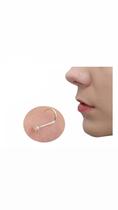Piercing Nariz Nostril Ponto D Luz Pedrinha Aço Cirúrgico
