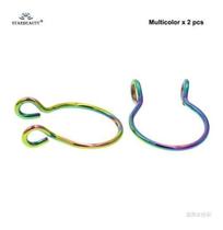 Piercing Nariz Septo Argola Falso - Preto Piercing Nariz Septo Argola Falso - Preto