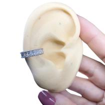 Piercing Orelha Conch Argola Folheado Zircônia Grande