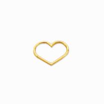 Piercing Orelha Daith Coração de Ouro 18k