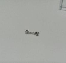 Piercing Orelha Tragus Em Ouro Branco 18k