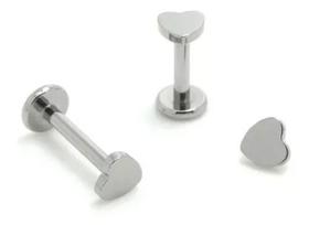 Piercing Para Hélix De Coração Liso Em Titânio Anti-alérgico Piercing Para Hélix De Coração Liso Em Titânio Anti-alérgico