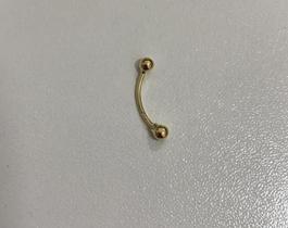 Piercing Para Sobrancelha Bola Em Ouro 18k Piercing Para Sobrancelha Bola Em Ouro 18k