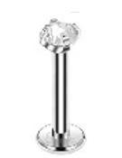 Piercing Ponto de Luz Com Zirconia ASTM F136 Titanium Piercing Ponto de Luz Com Zirconia ASTM F136 Titanium