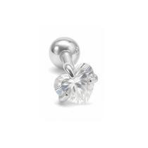 Piercing Ponto de Luz Coração 3mm com Zircônias