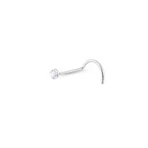 Piercing Ponto de Luz Prata 925 com Zircônia Cristal