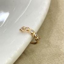 Piercing Pontos De Luz Fake Zirconia Folheado A Ouro Piercing Pontos De Luz Fake Zirconia Folheado A Ouro