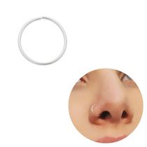 Piercing Prata 925 Legítima Orelha Septo Tragus Helix Argola 8mm