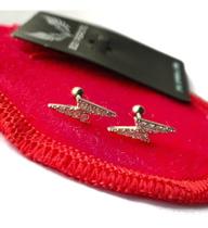 Piercing Raio Brinco Tragus Helix Conch Cravejado Prata Aço