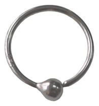 Piercing Redondo Com Bola Em Ouro 18k Piercing Redondo Com Bola Em Ouro 18k