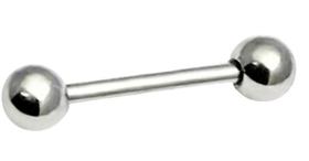 Piercing Retinho Tragus 1.2mm em Aço Inoxidável