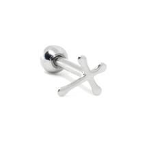 Piercing Reto Cruz Lisa Minimalista