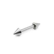 Piercing Reto Microbell 1.2mm Aço Cirúrgico Spike