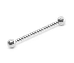 Piercing Reto para Mamilo em Aço Cirúrgico 16mm