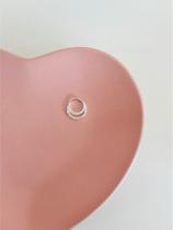 Piercing semi joia prata925 e ouro18kl-Tragus, Helix e Septo Modelo:P Duplo