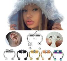 Piercing Septo Nariz Falso Pressão Magnético