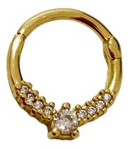 Piercing Septo Zirconia Ouro 18k Piercing Septo Zirconia Ouro 18k