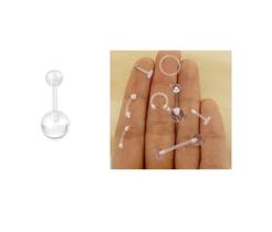 Piercing Silicone Bio Plástico Reserva Exames Praia