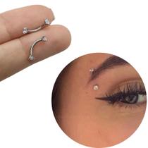 Piercing sobrancelha umbigo labio com zircônia aço cirurgico Piercing sobrancelha umbigo labio com zircônia aço cirurgico