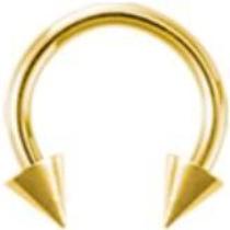 Piercing Spike Ferradura 10Mm Aço Cirúrgico