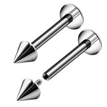 Piercing Spike Flat Aço 316L Cirúrgico Cartilagem Tragus