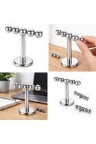 Piercing titanio 05 bolinhas astm f-136 com rosca