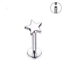 Piercing Titânio G23 Rosca Interna Hélix Trágus Cor:DouradoTamanho:6mm (P) Piercing Titânio G23 Rosca Interna Hélix Trágus Cor:DouradoTamanho:6mm (P)