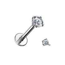 Piercing Titanio Tragus Ponto de Luz Labret Reto - For Gift Store