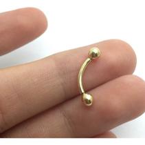 Piercing Tradicional Banana Curvado Umbigo Tradicional Ouro 18k Co237K065 Piercing Tradicional Banana Curvado Umbigo Tradicional Ouro 18k Co237K065