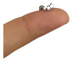 Piercing Tragus Helix Orelha Trio Estrela 8 Mm Aço Cirúrgico