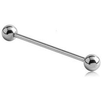 Piercing Transversal 1.2mm em Aço Inoxidável para Uso Corporal