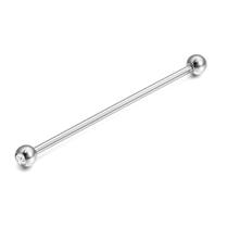 Piercing Transversal Aço Cirúrgico com Pedras