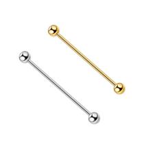 Piercing Transversal Básico Titânio G23Ouro PVD CorDourado