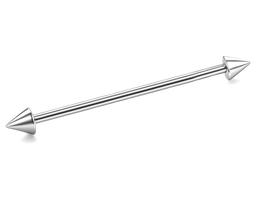 Piercing Transversal Spike Aço Cirúrgico