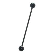 Piercing Transversal Titânio G23 40mm Hipoalergico Preto Piercing Transversal Titânio G23 40mm Hipoalergico Preto