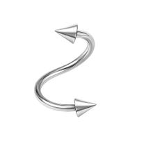 Piercing Twister Aço Cirúrgico Spike