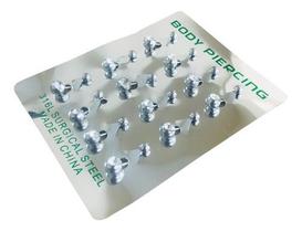 Piercing Umbigo Aço Cartela Com 12 Unidades Atacado Barato Piercing Umbigo Aço Cartela Com 12 Unidades Atacado Barato