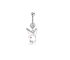 Piercing Umbigo Coelhinho Playboy Aço Cirúrgico Piercing Umbigo Coelhinho Playboy Aço Cirúrgico