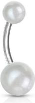 Piercing Umbigo Pérolas Sintéticas De Haste 10Mm Piercing Umbigo Pérolas Sintéticas De Haste 10Mm