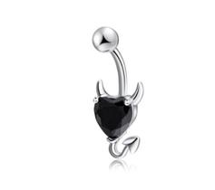Piercing Umbigo Tentação Coração Vermelho Sexy Estilo Piercing Umbigo Tentação Coração Vermelho Sexy Estilo