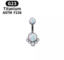 Piercing umbigo titânio