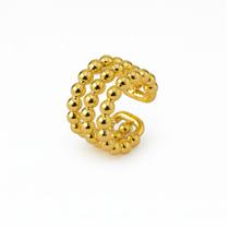 Piercing Vih Triny Banhado a Ouro Encaixe