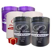 Pierry Lohan 2 Gel Cera 2 Gel Cola 2 Gel Pedra 500G +