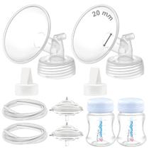 Piezas para Extractor de Leche Maymom 20mm Brida Válvula Tubo Botella